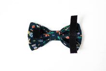 Load image into Gallery viewer, bright red + pink checkered dog bow tie