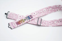 Load image into Gallery viewer, lilac purple whimsical floral bow tie