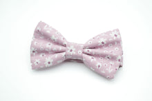 Load image into Gallery viewer, lilac purple whimsical floral bow tie