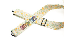 Load image into Gallery viewer, pastel yellow ditzy floral bow tie