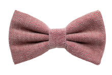 Load image into Gallery viewer, herringbone tweed bow tie