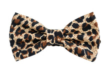 Load image into Gallery viewer, cheetah print bow tie