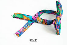 Load image into Gallery viewer, colorful floral bow tie | 90s artsy