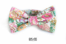 Load image into Gallery viewer, whimsical boho floral bow tie