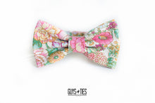 Load image into Gallery viewer, whimsical boho floral bow tie