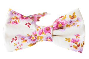 vintage floral bow tie