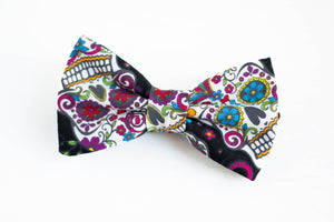 black sugar skull bow tie | Dia de los Muertos