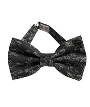 Load image into Gallery viewer, mini lobsters on black bow tie