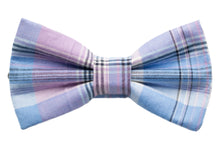 Load image into Gallery viewer, purple plaid bow tie