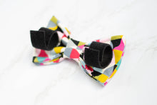 Load image into Gallery viewer, red tartan plaid dog bow tie