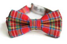 Load image into Gallery viewer, kids tartan bow tie