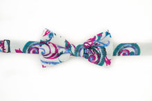 Load image into Gallery viewer, jewel tones paisley bow tie