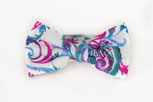 Load image into Gallery viewer, jewel tones paisley bow tie