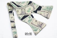 Load image into Gallery viewer, money self tie bow ties | American cash