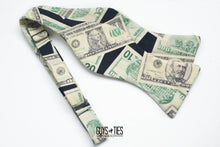 Load image into Gallery viewer, money self tie bow ties | American cash