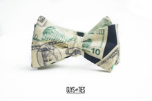 Load image into Gallery viewer, money self tie bow ties | American cash