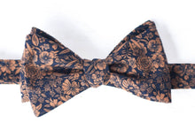 Load image into Gallery viewer, navy blue bow tie