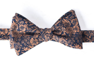 navy blue bow tie