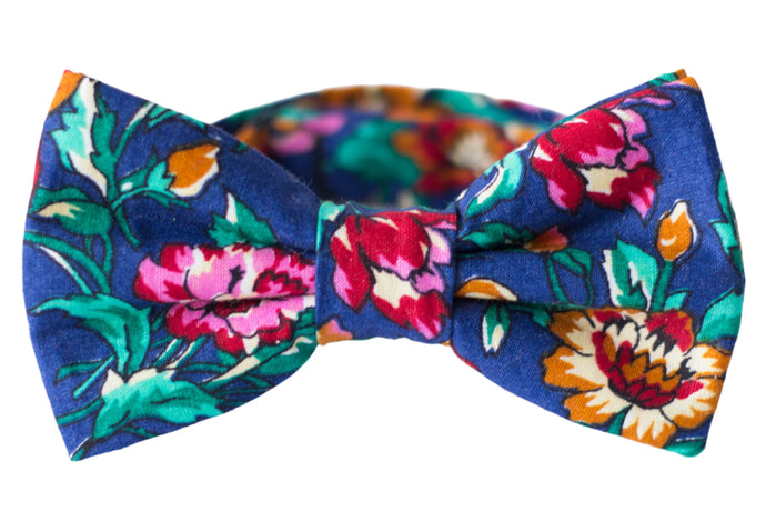 vintage floral bow tie