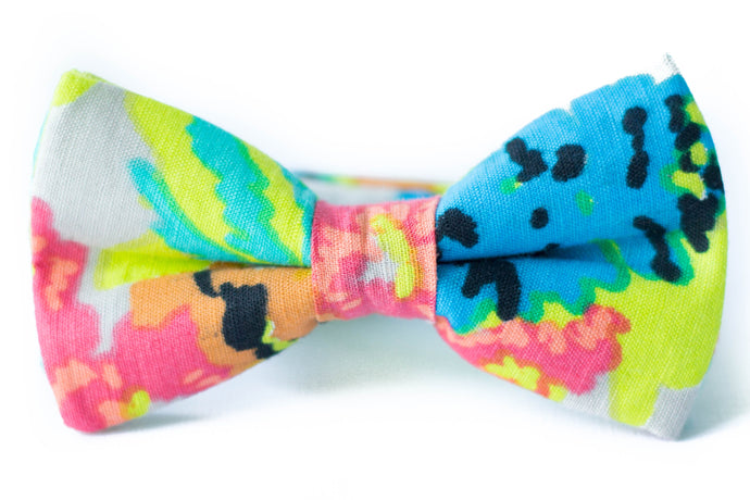 linen bow tie