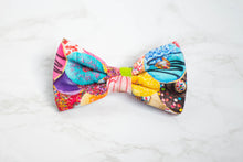 Load image into Gallery viewer, colorful donuts dog bow tie