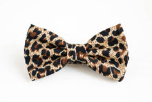 Load image into Gallery viewer, cheetah print bow tie