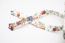 Load image into Gallery viewer, ivory burnt orange floral bow tie